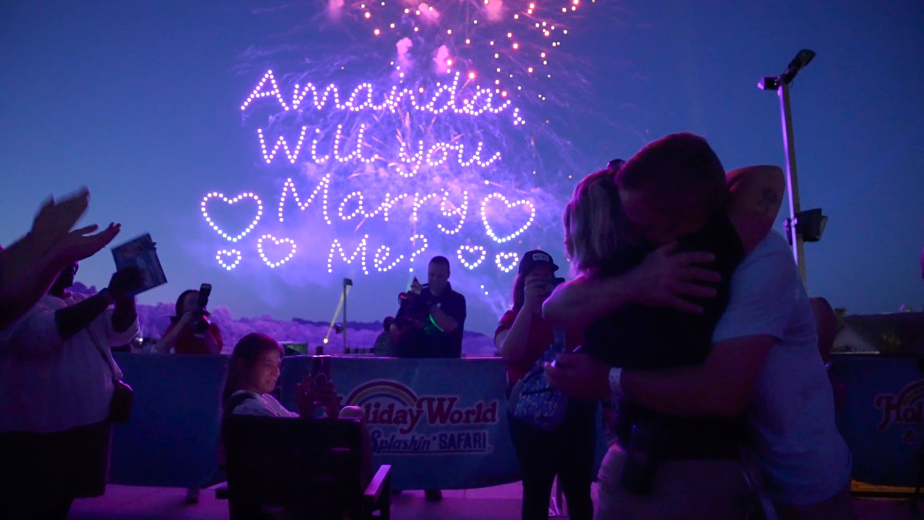 Proposal at Holiday World